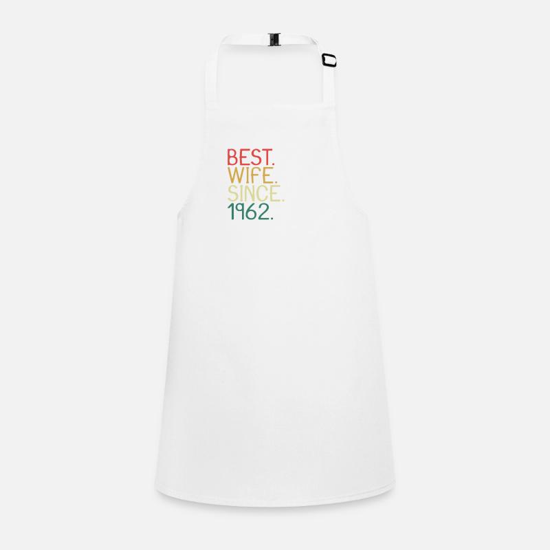 Beste Ehefrau Seit 1962 - Jahrestag Geschenk Schürze für Kinder