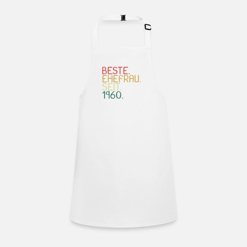 Beste Ehefrau Seit 1960 - Jahrestag Geschenk Schürze für Kinder