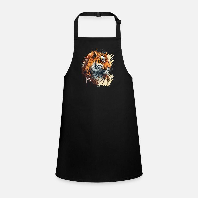Tiger Illustration Children's Apron