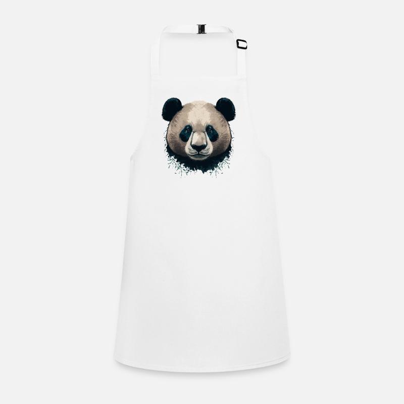 Very Serious Panda Children's Apron