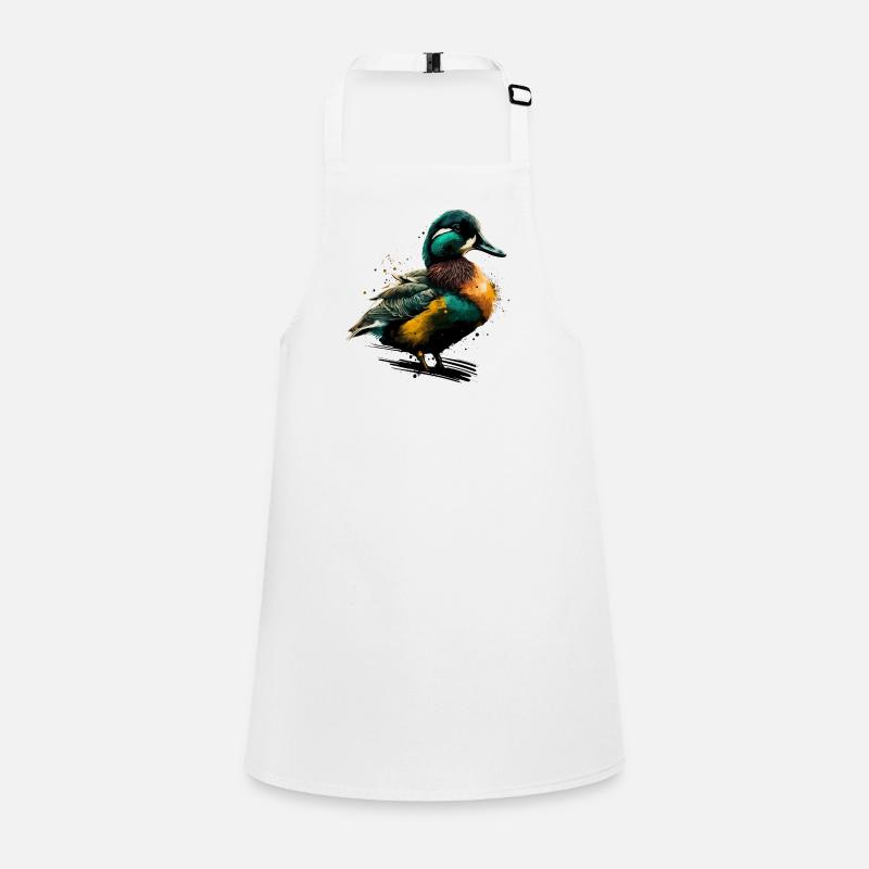 Colored Duck Children's Apron