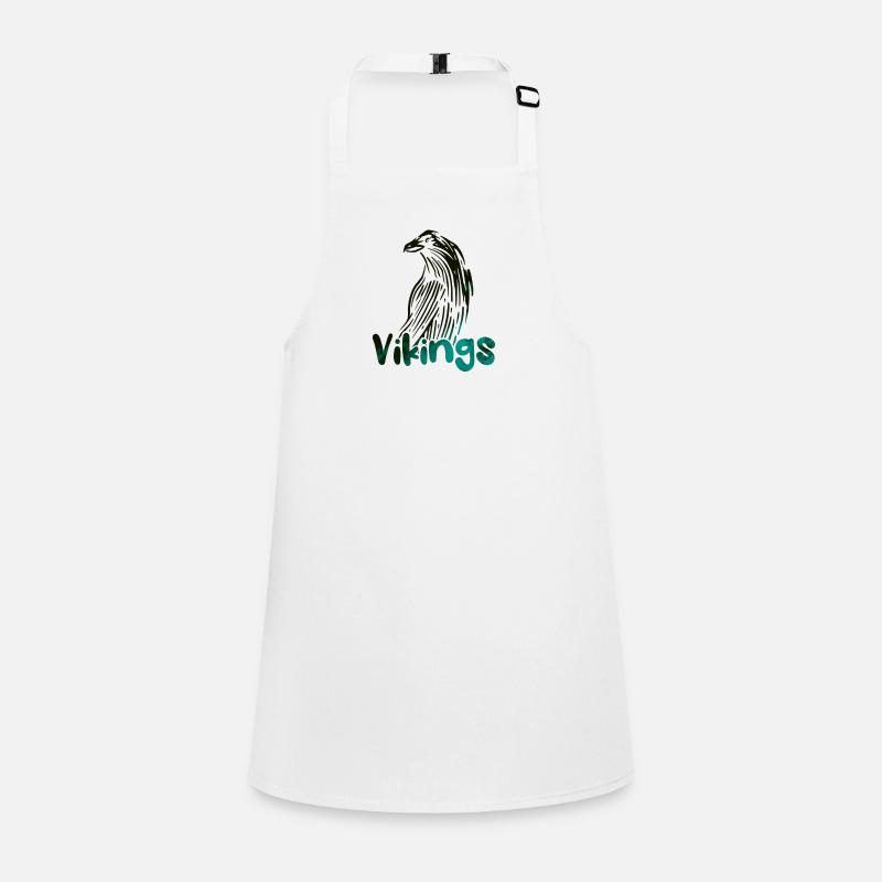 Raven logo Vikings Children's Apron