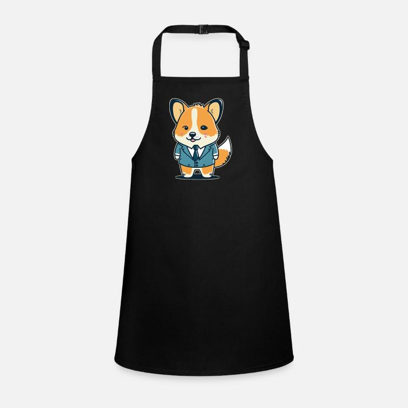 Dessin animé Corgi Chien Tablier Enfant