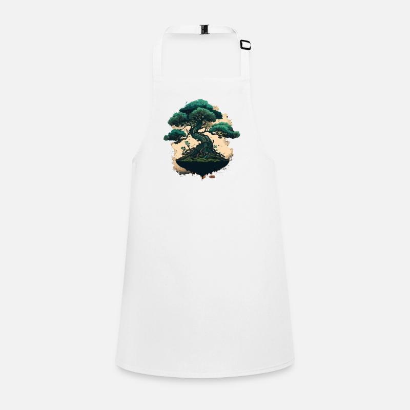 Tiny Green Bonsai Children's Apron