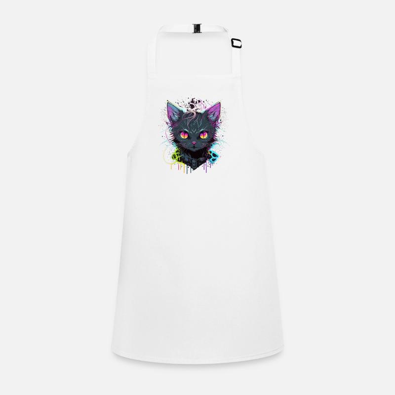 Illustration de chat cool Tablier Enfant
