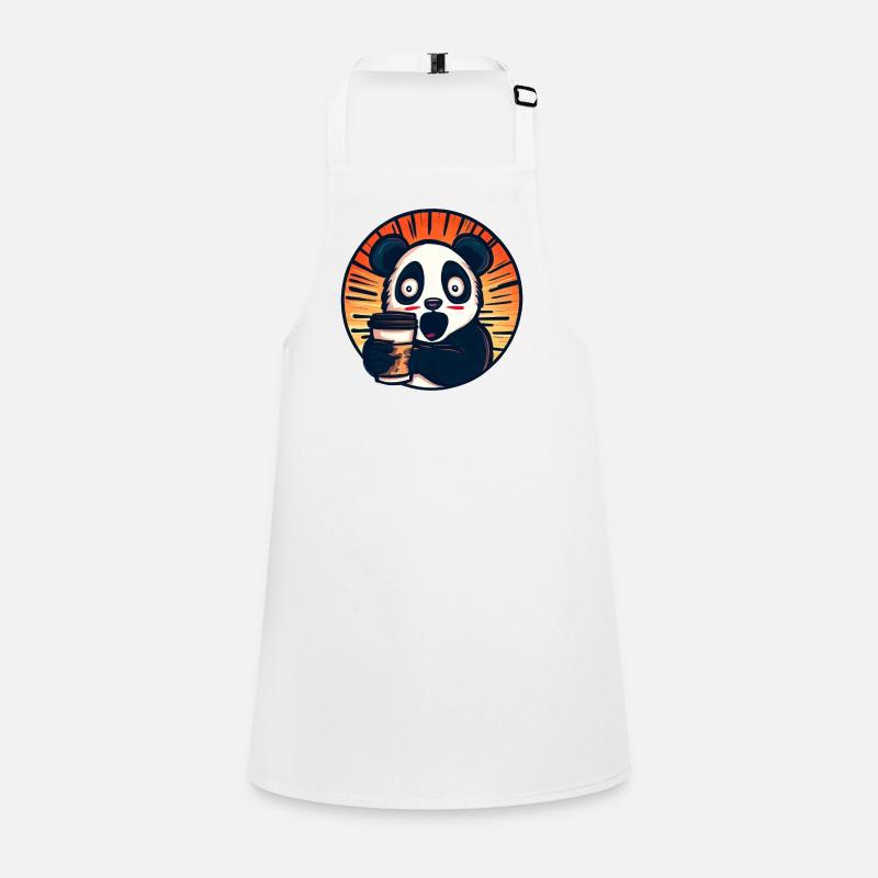 Panda Coffee Caffeine Shock Children's Apron