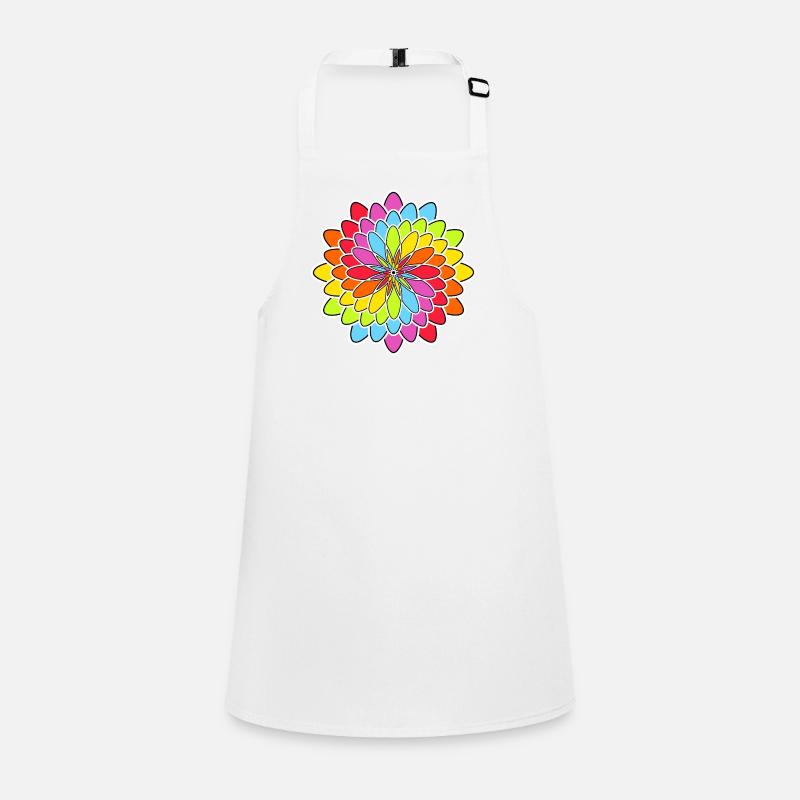Rainbow Blossom Children's Apron