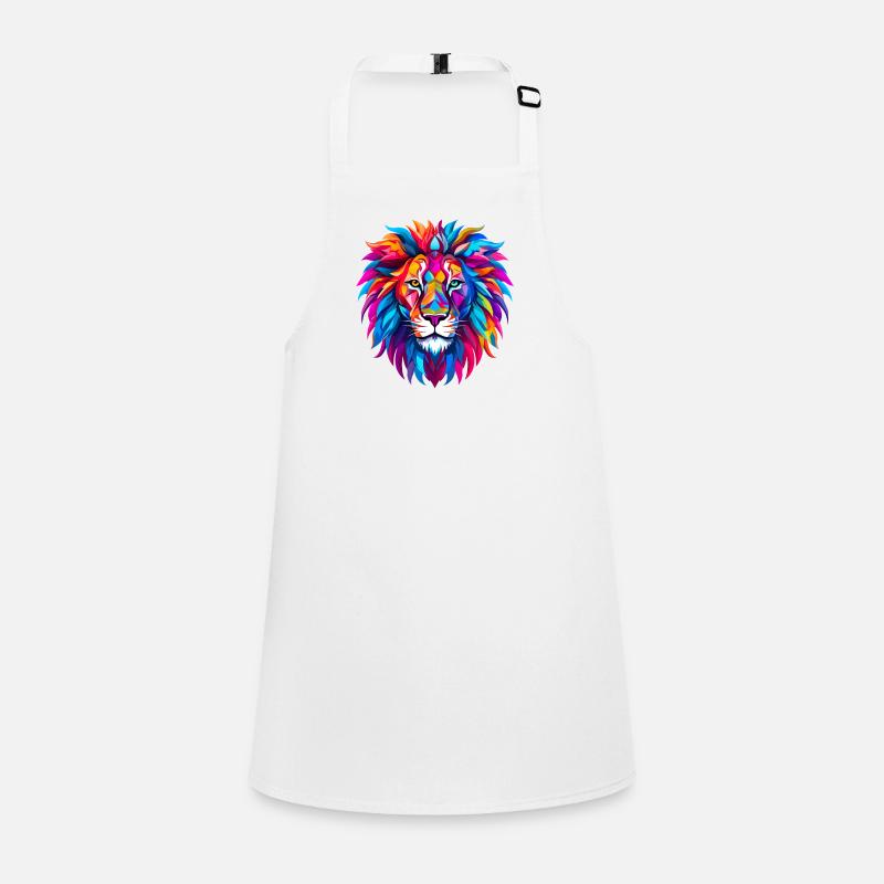 Polygon Lion Children's Apron