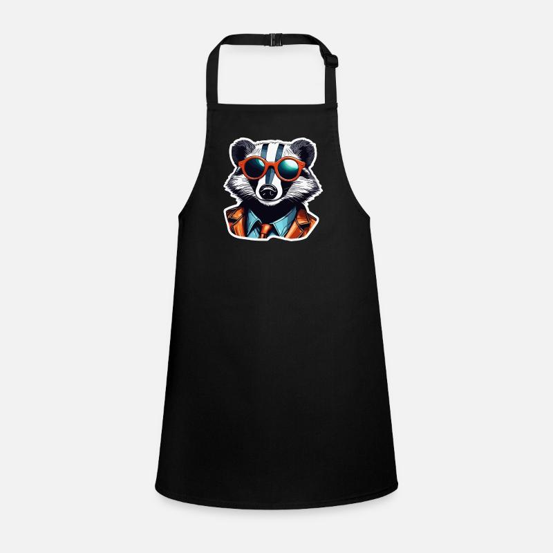 Badger / Rodent / Animal / Stripe / Wild Children's Apron