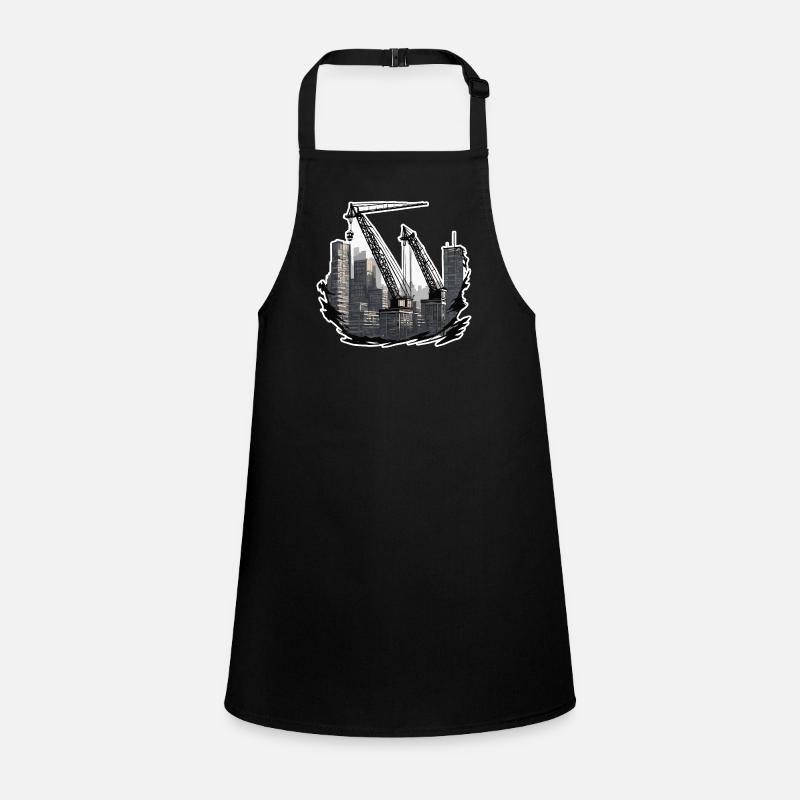 Crane / construction site / winch / crane system Children's Apron