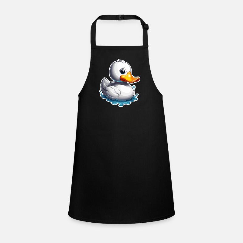 Canard en caoutchouc / canard en caoutchouc / eau / baignoire Tablier Enfant