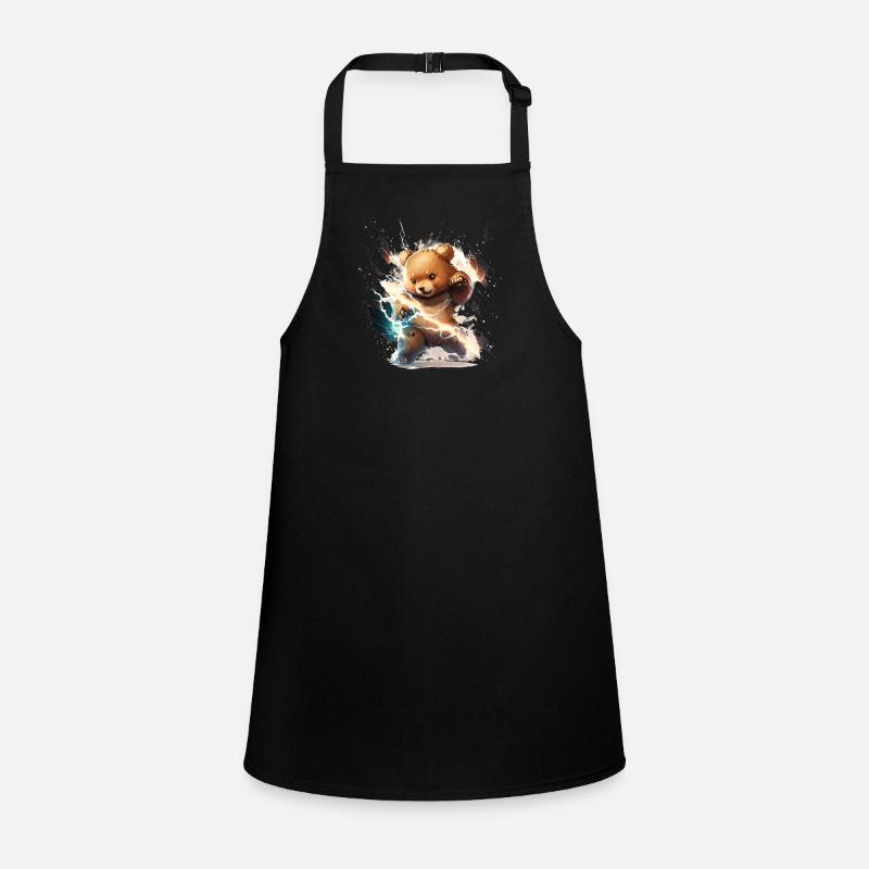 Lightning Strike Teddy Children's Apron