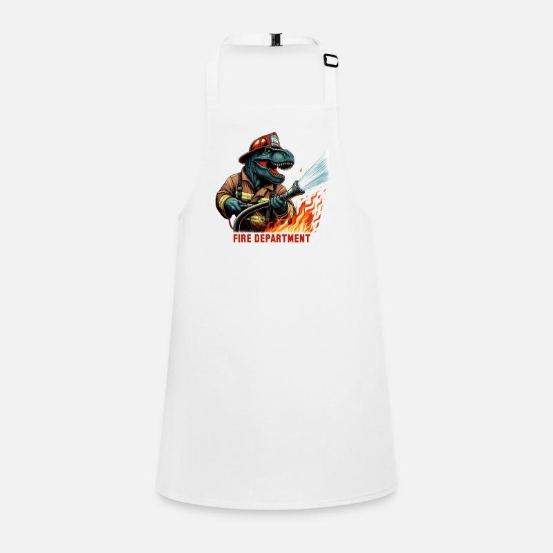 Pompier T-Rex cadeau Tablier Enfant