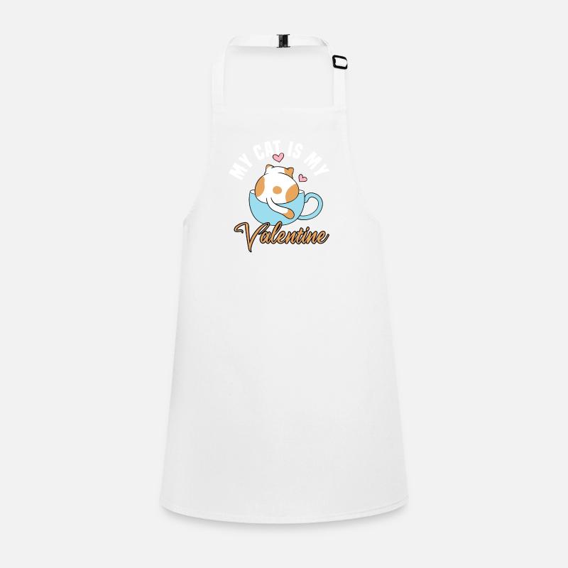 Mon chat est mon Valentin Tablier Enfant