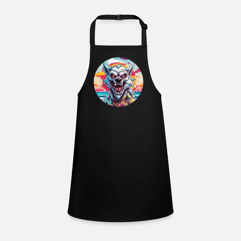 Werewolf / Full Moon / Creature / Transformation / Curse Children's Apron