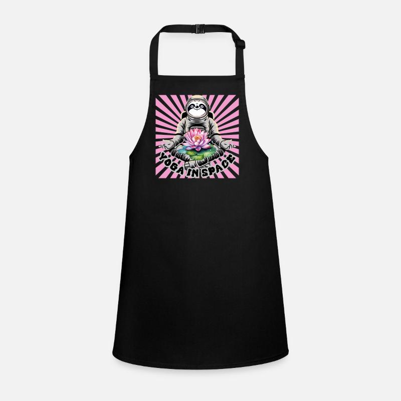 Yoga in Space Children's Apron