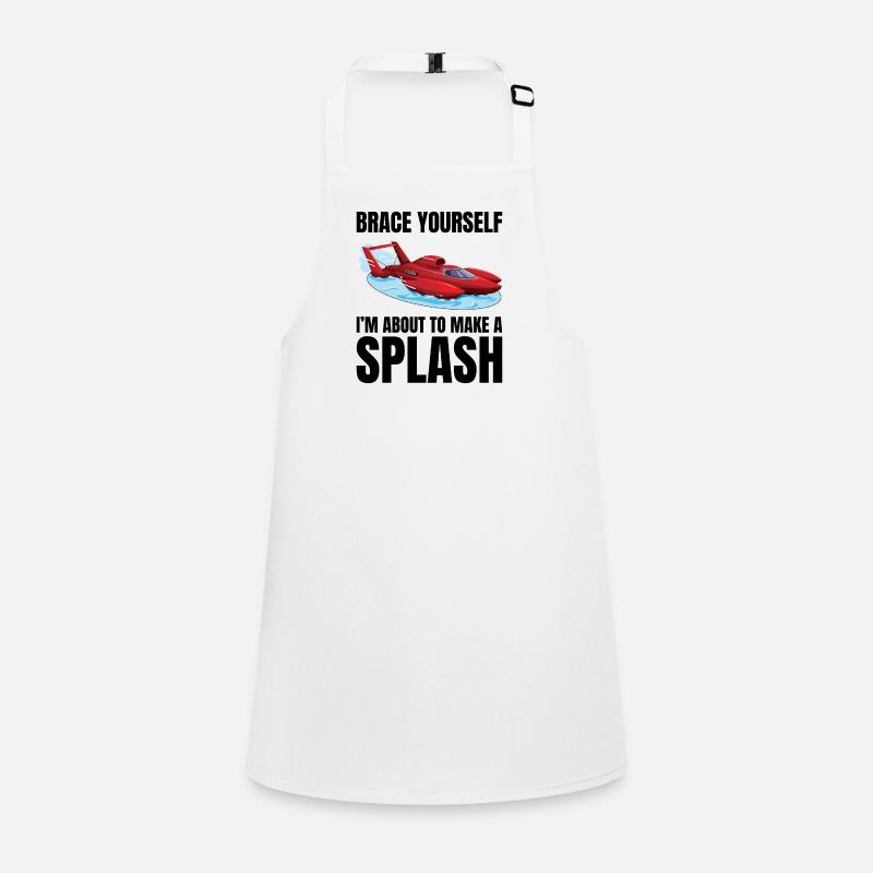 Alerte d’éclaboussure : Course d’hydroplanes Fun Water Sport Tablier Enfant