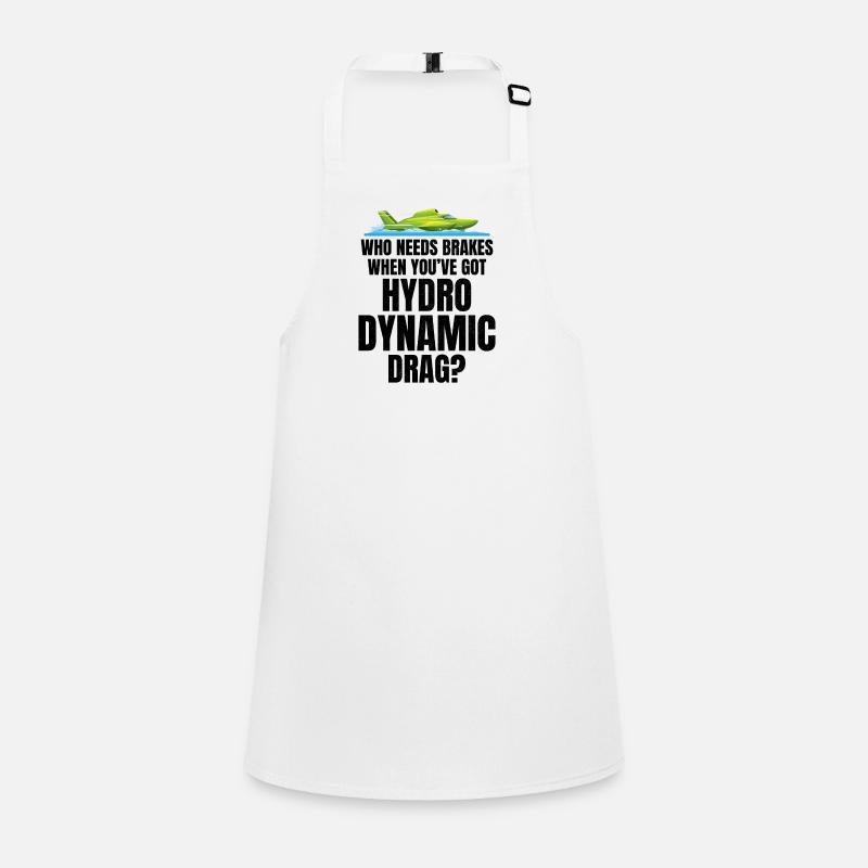 Hydroplane Racing Hydrodynamic Brakes Not Included Children's Apron