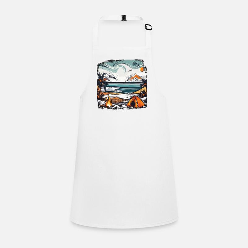 Forest / Wild / Tent / Wilderness / Trees / Life Children's Apron