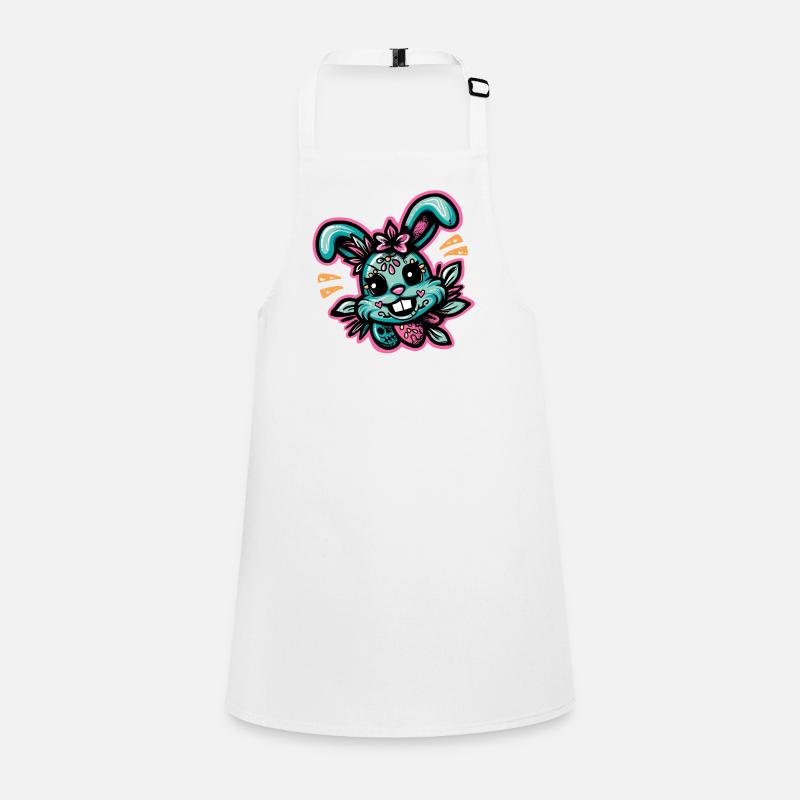 Freaky Bunny - Hase en néon Tablier Enfant
