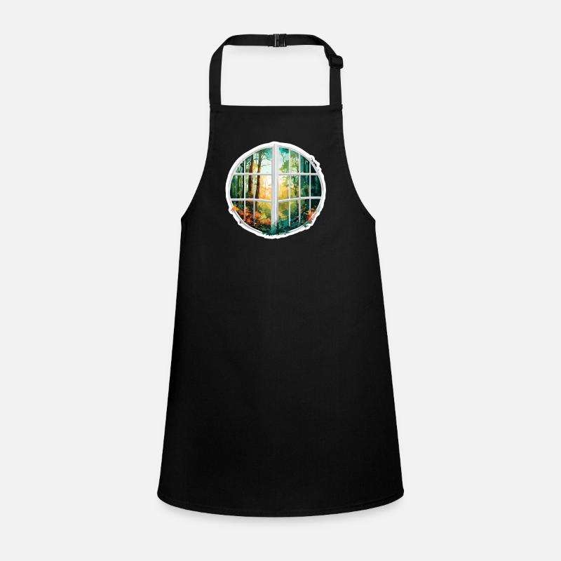 Window in the Forest / Trees / View / Wilderness Children's Apron