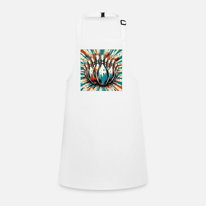 Bowling / Quilles / Bowling / Pin / Strike Tablier Enfant