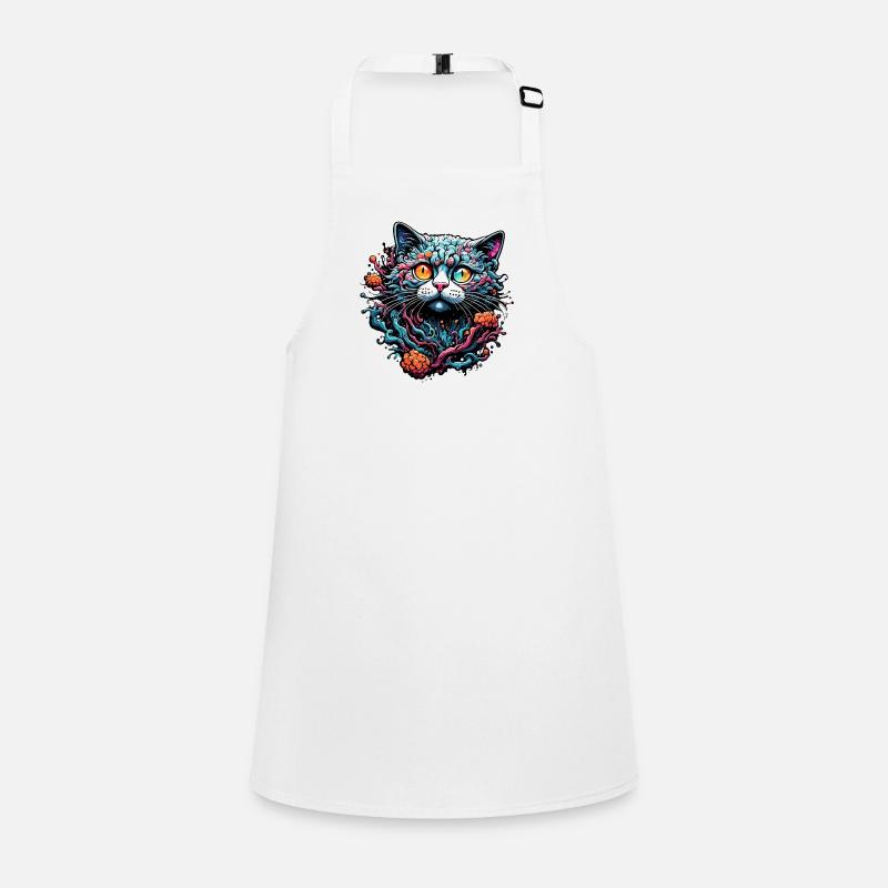 Cool Cat / Funny / Animal / Pet / Crazy Children's Apron
