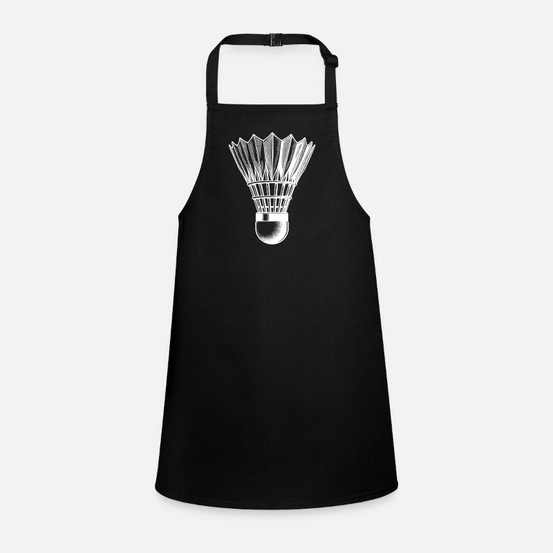 Quick Badminton Ball Tattoo Style Children's Apron