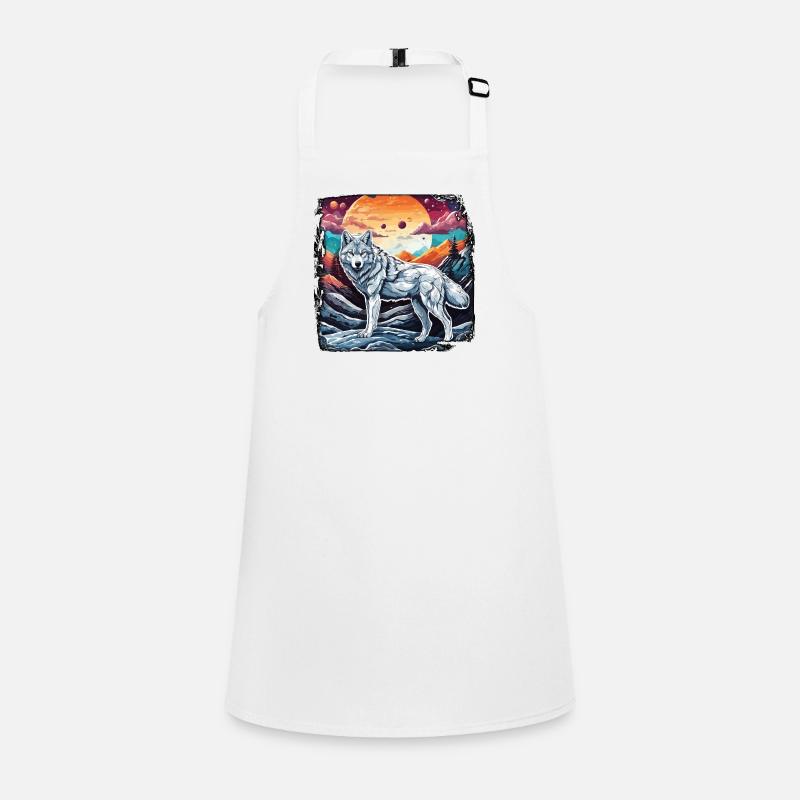 Wolf / Pack / Forest / Wild / Wildlife / Howl Children's Apron