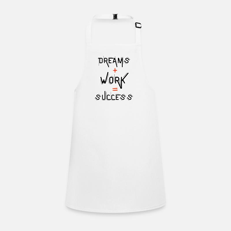 Dreams + Work = Success Children's Apron