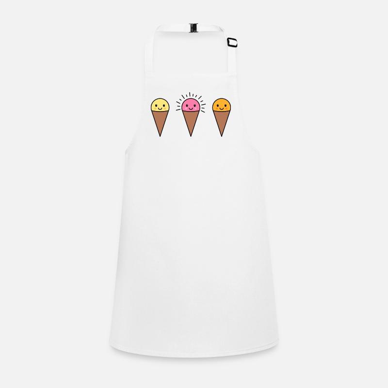 Kawaii Eis in der Waffel Schürze für Kinder