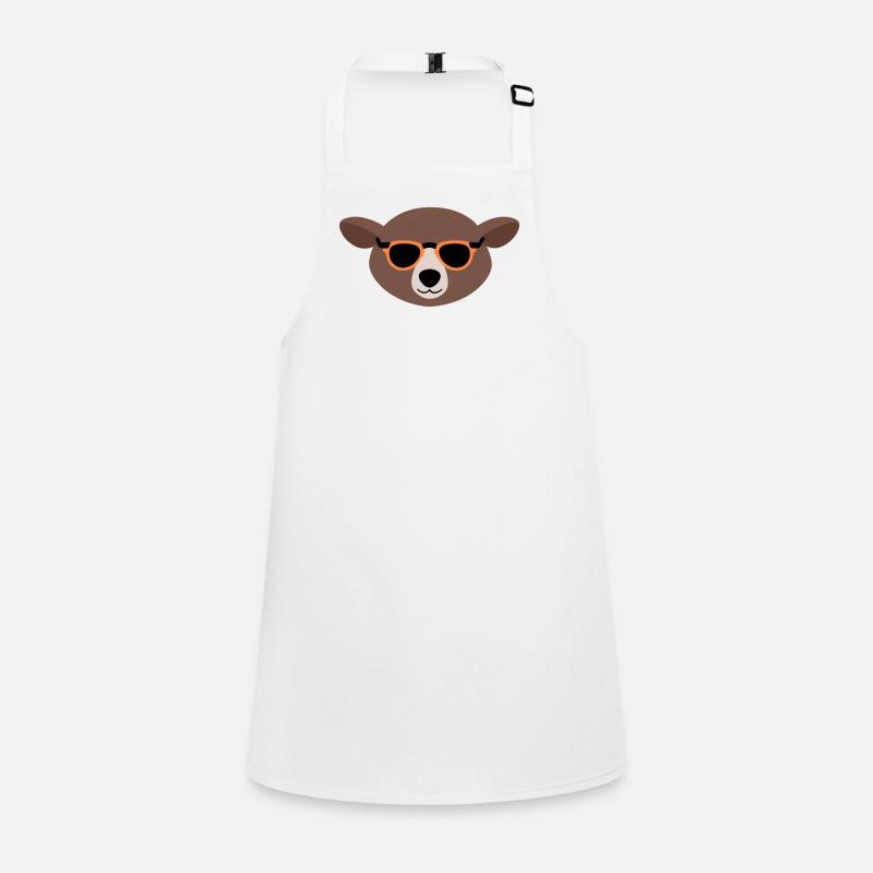 Mole with orange sunglasses Children's Apron