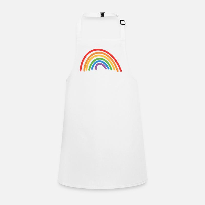 Regenbogen Geschenkidee Schürze für Kinder
