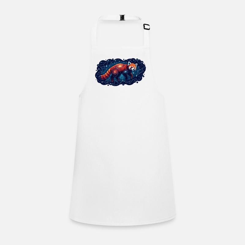 Cosmic Red Panda Constellation Constellation Children's Apron