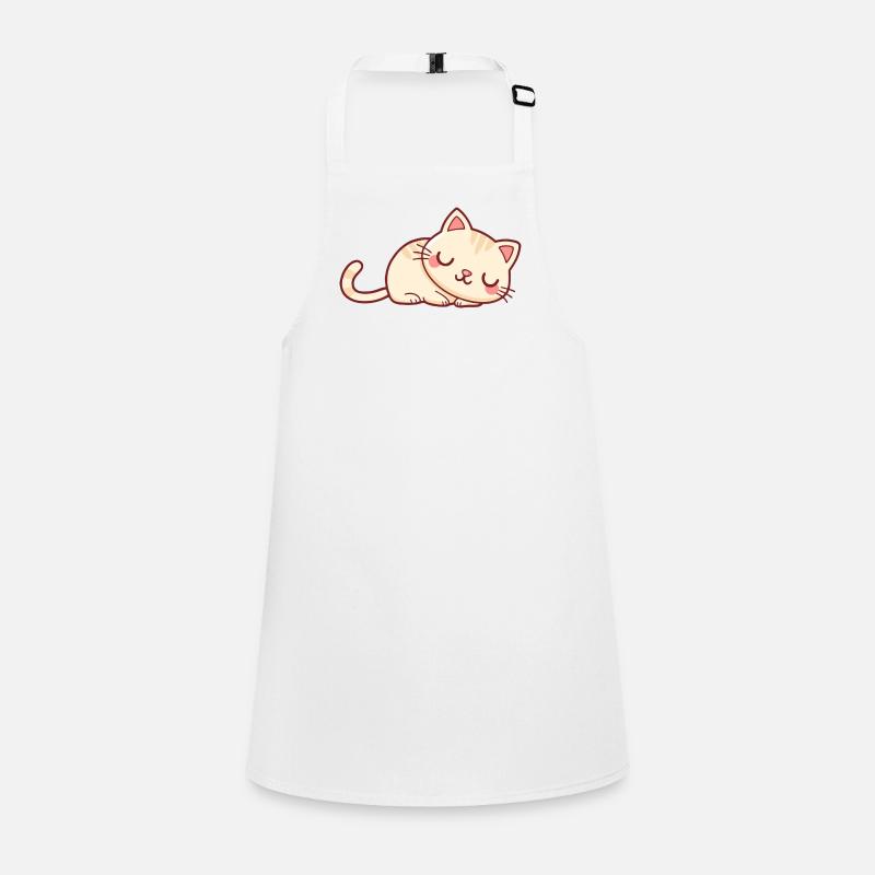 Soft Sleeper Kitten Children's Apron