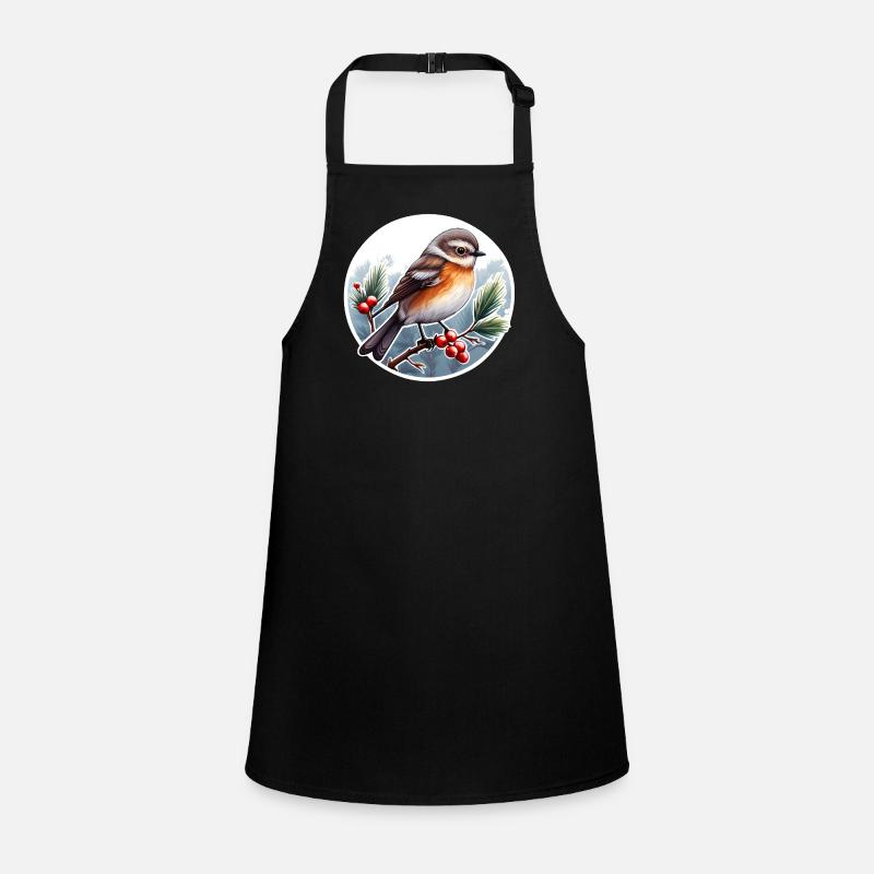 Winter bird Children's Apron