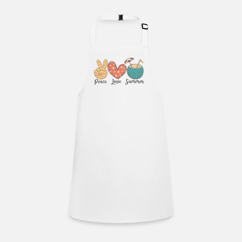 Peace Love Summer Children's Apron