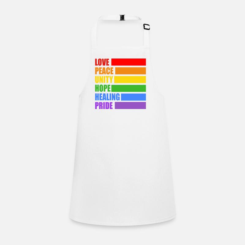 LGBTQ-Pride-Werte Schürze für Kinder