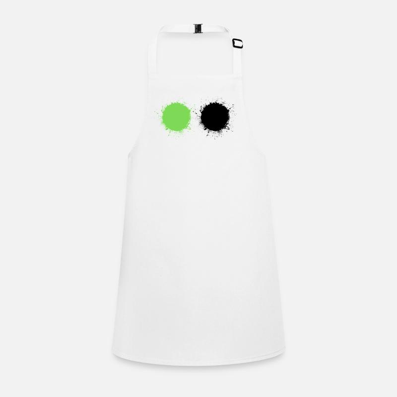 white green Children's Apron