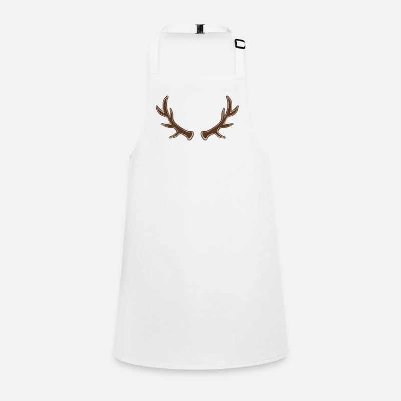 Rustic Antler Silhouette Children's Apron