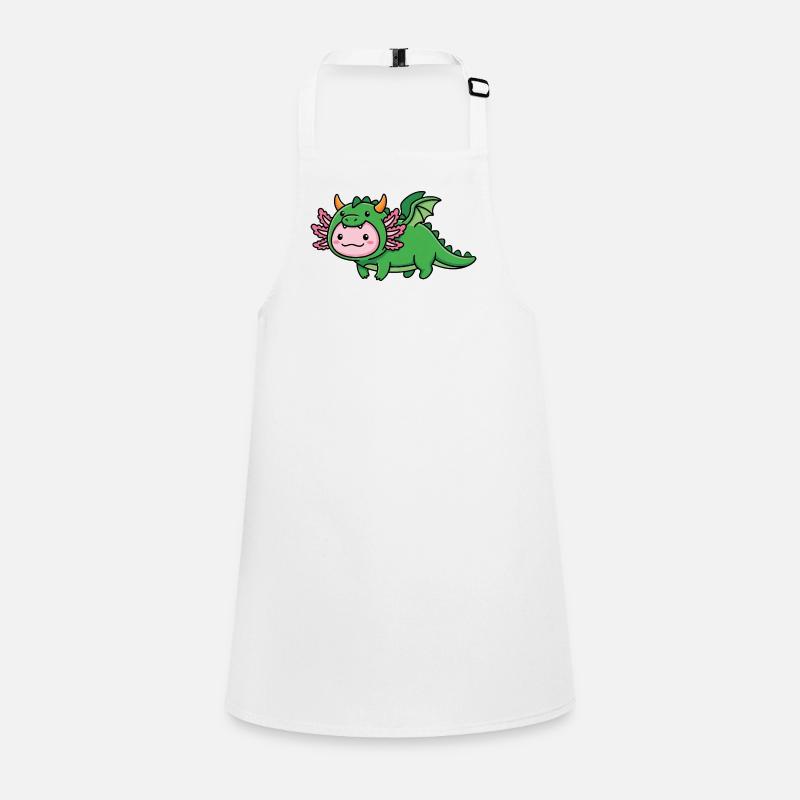 Carnaval du Dragon Axolotl mignon Carnaval du Brésil Tablier Enfant