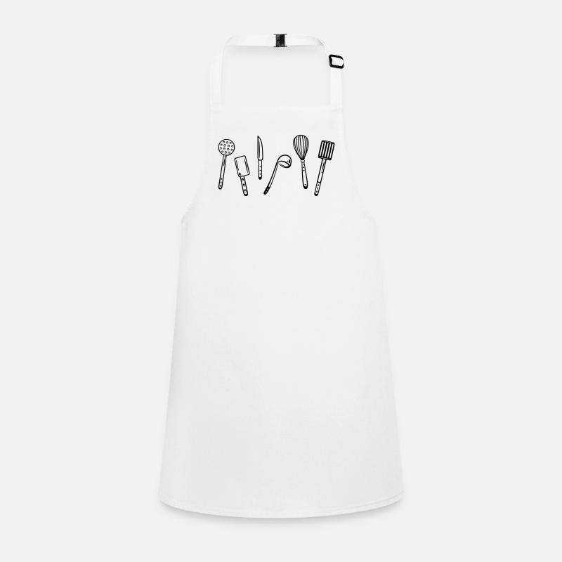Les ustensiles de cuisine pour la cuisson. Tablier Enfant