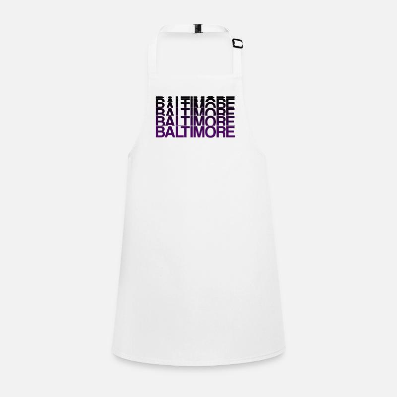 Baltimore Violett Gradient Stil Schürze für Kinder