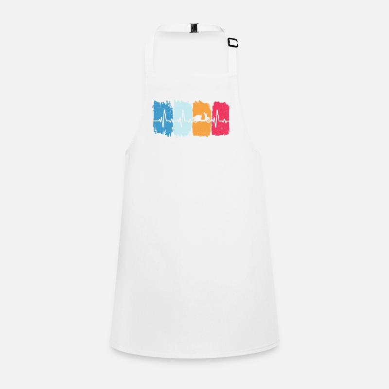 rollerfahren retro herzschlag scooter moped Schürze für Kinder