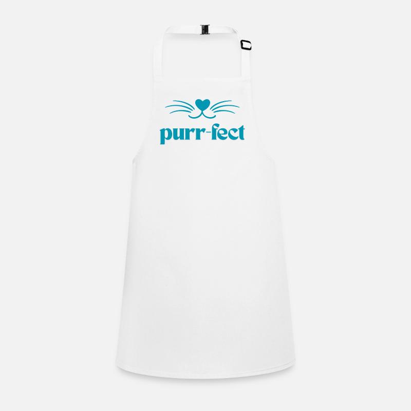 T shirt ronronnement / chats avec ronronnements mignons Tablier Enfant