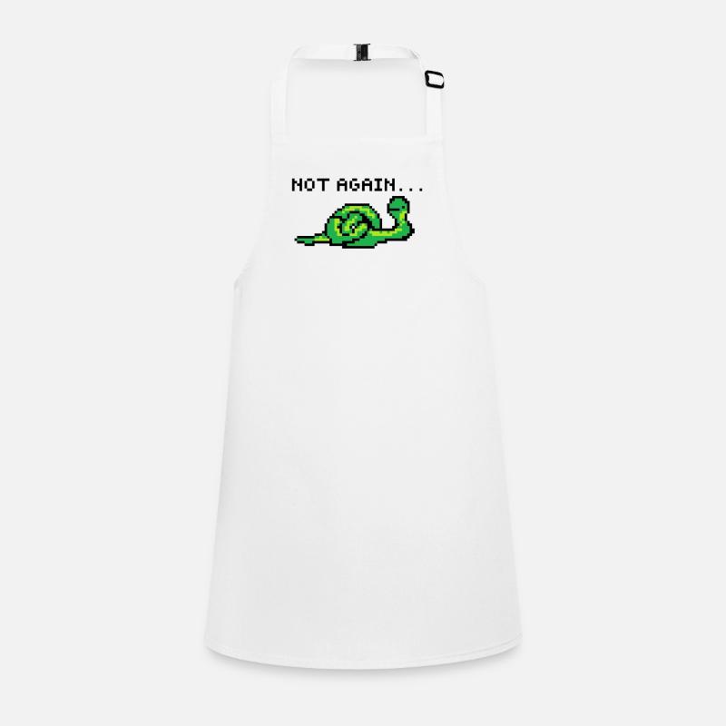 pixelart snake Children's Apron