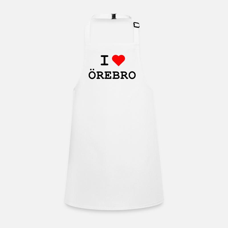 I love Örebro Schürze für Kinder