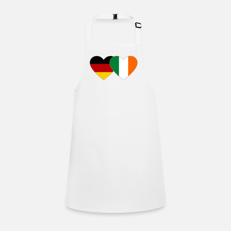Germany Ireland Flag Heart Children's Apron