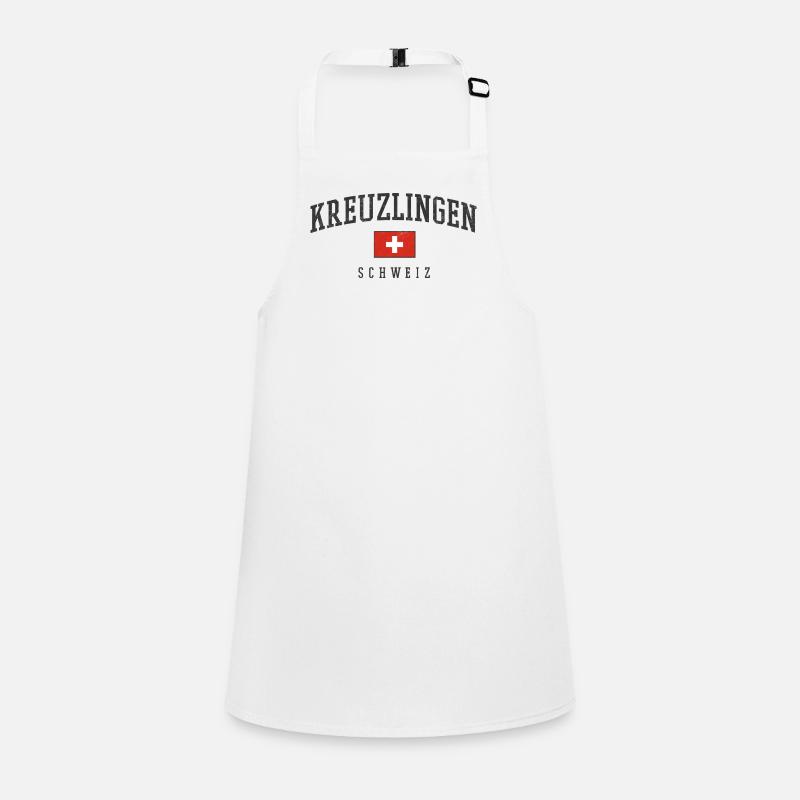 Emblème du drapeau suisse de Kreuzlingen Tablier Enfant