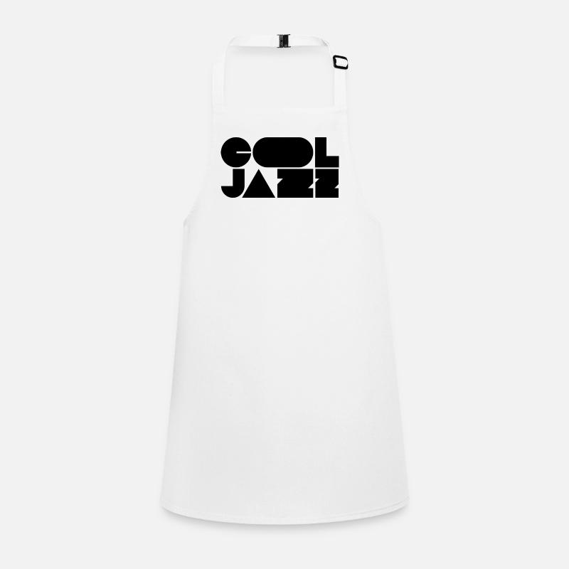 Kühnes, cooles Jazz-Logo-Design Schürze für Kinder